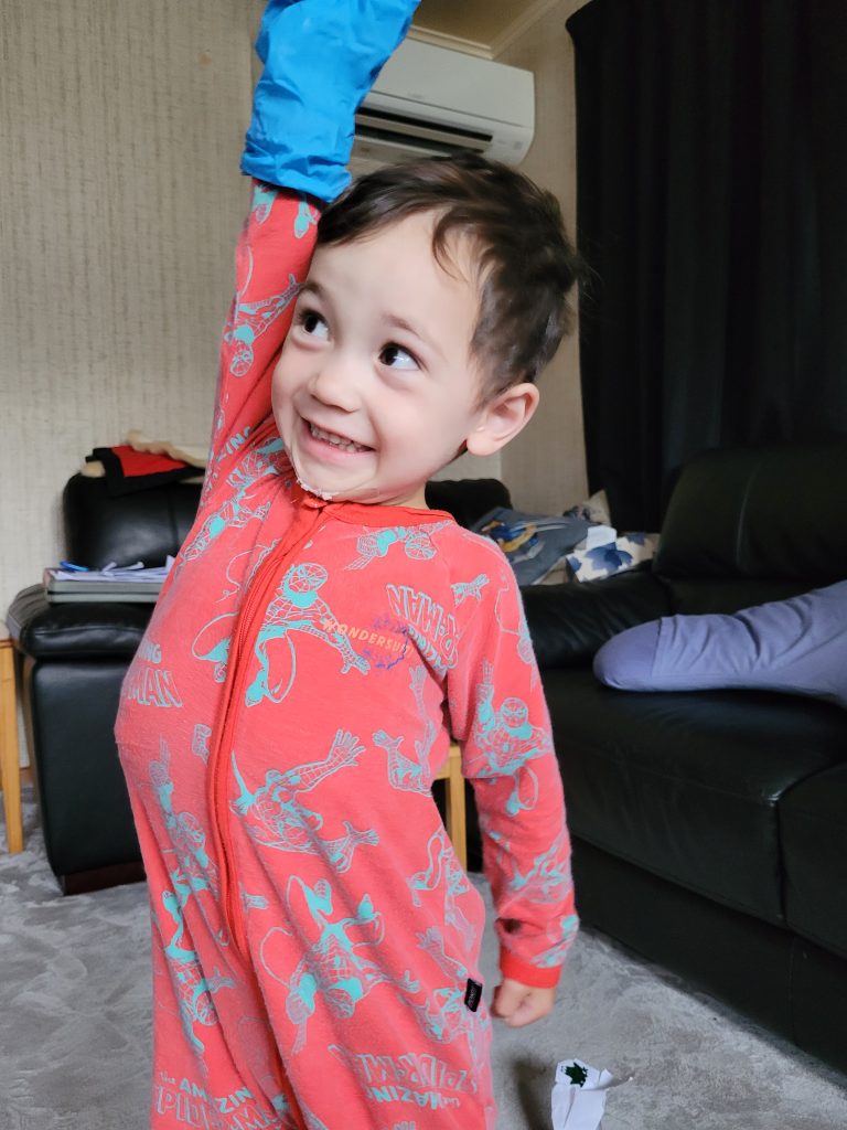 Rahim Changing Aisha's Nappy - Success