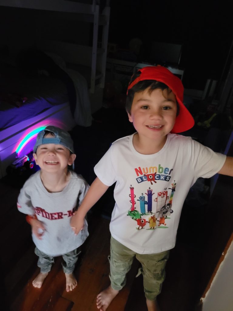 Nasir & Rahim loving Numberblocks