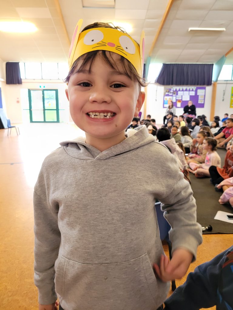 Nasir as the Mouse at The Gruffalo Performance