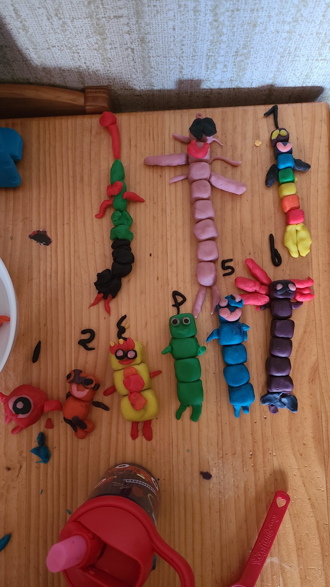 Numberblocks Playdough